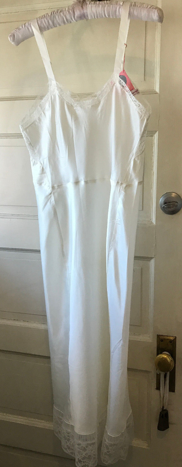 NOS NWT True Vintage Seamprufe Full Slip White Paper Tag 34