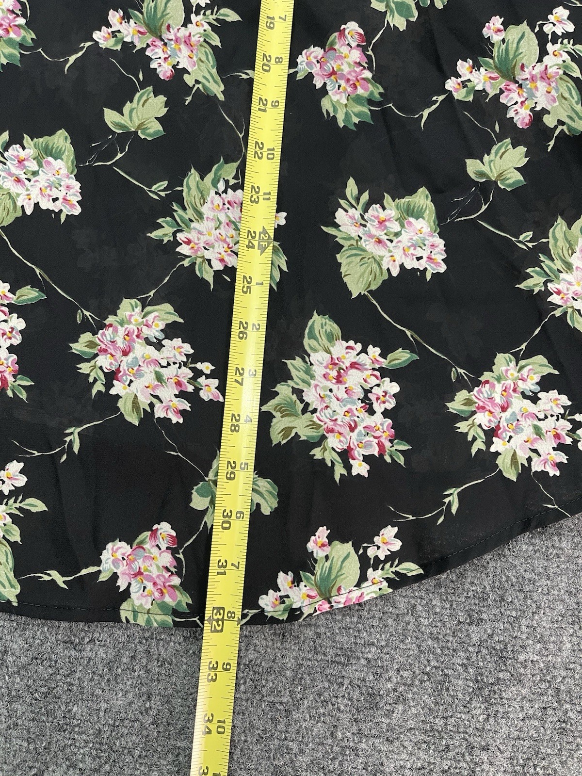 Vtg 80’s Compagnie Internationale Express Sz XS Floral Dress Top Shirt USA Made