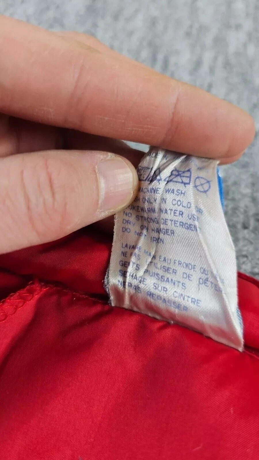 Vintage 80s Adidas Windbreaker Jacket Men’s L Red Nylon Trefoil Logo Retro Zip