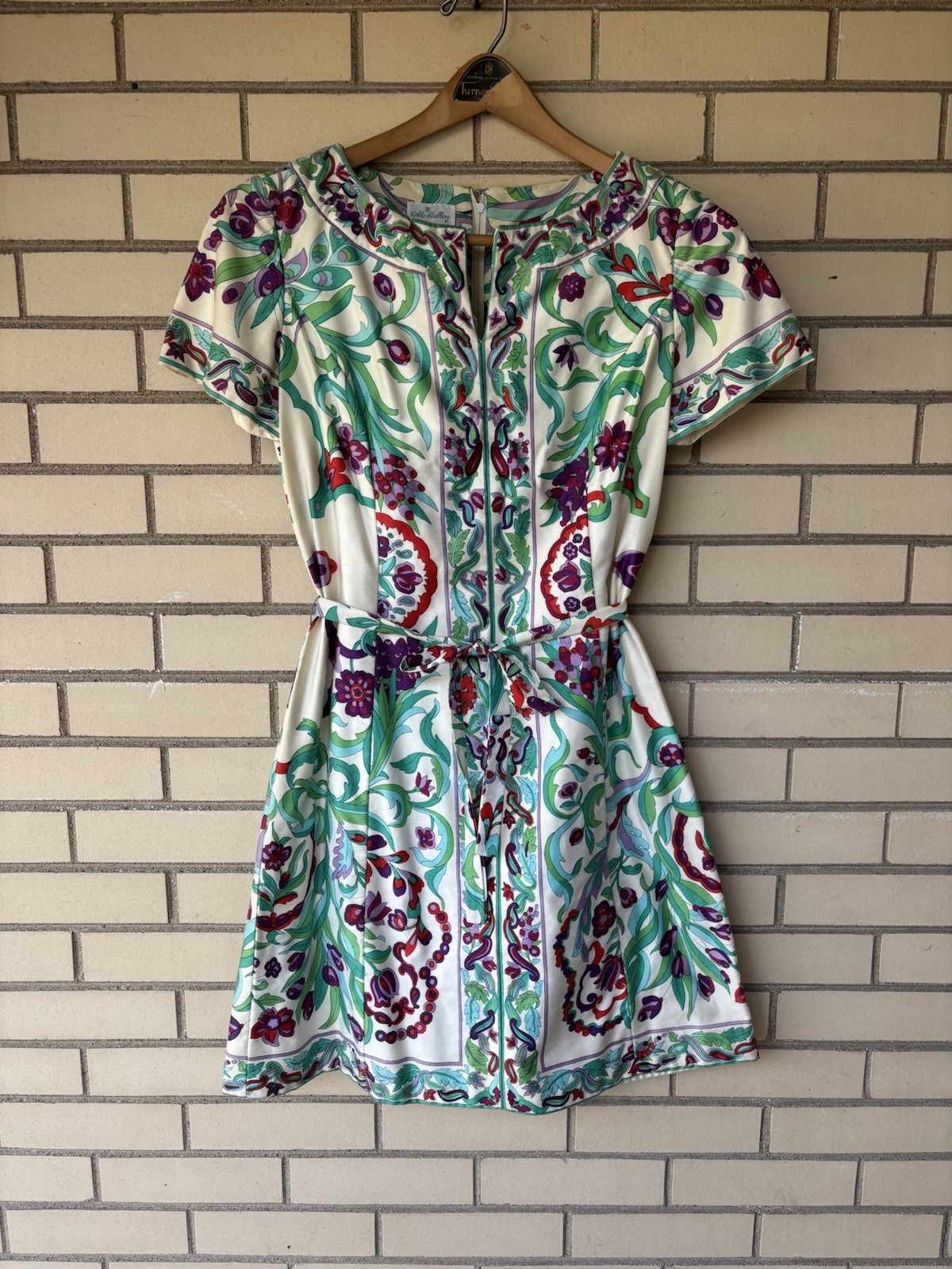 Vintage 60s Floral McMullen Short Dress