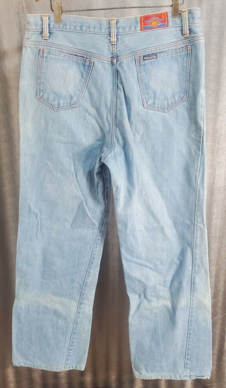 Vintage 1980’s-90’s Made in Paradise High-rise Wide Leg Jeans SZ 38 Jr.15