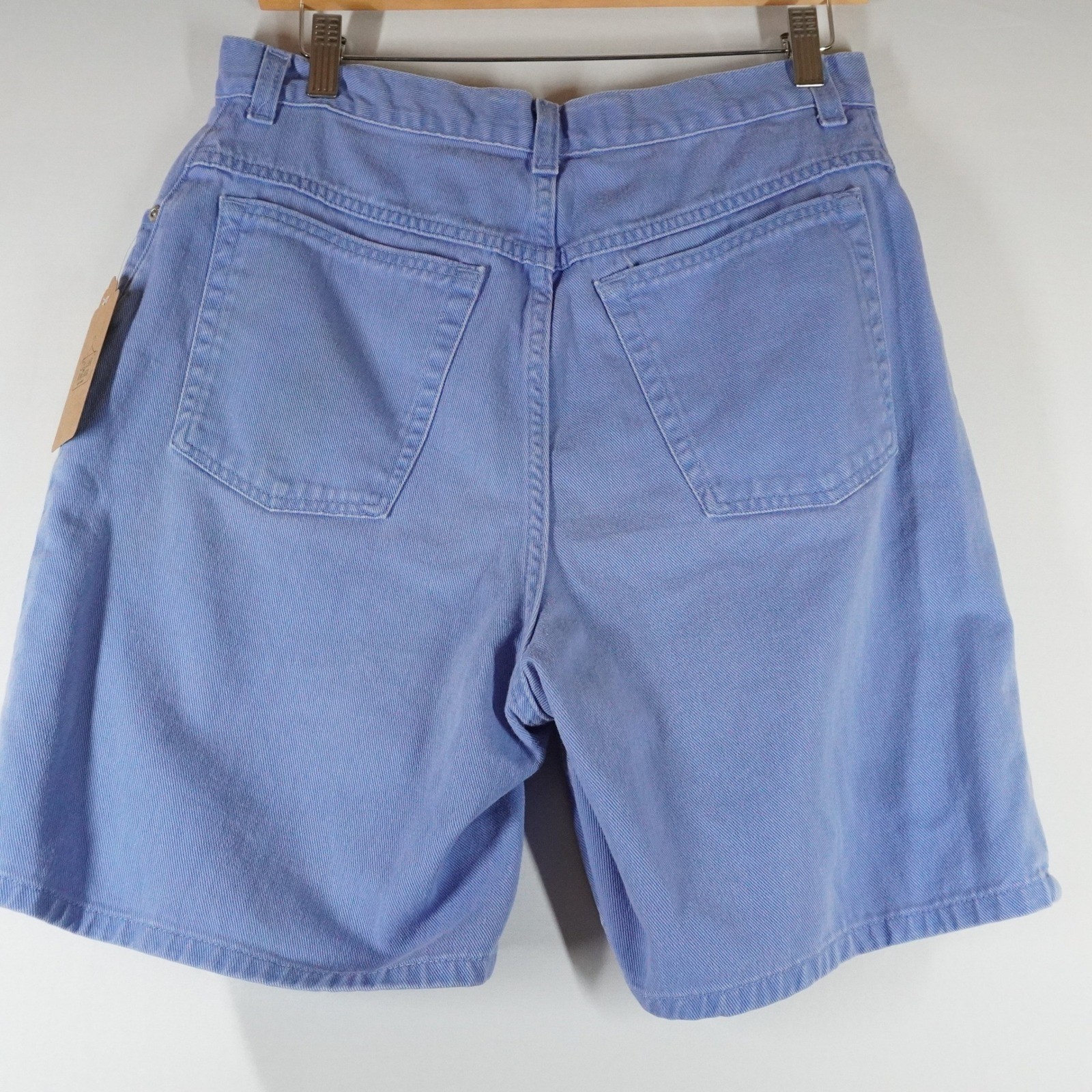 VTG Denim Shorts Women 28 Blue High Waisted 90s Jorts Periwinkle Retro Summer