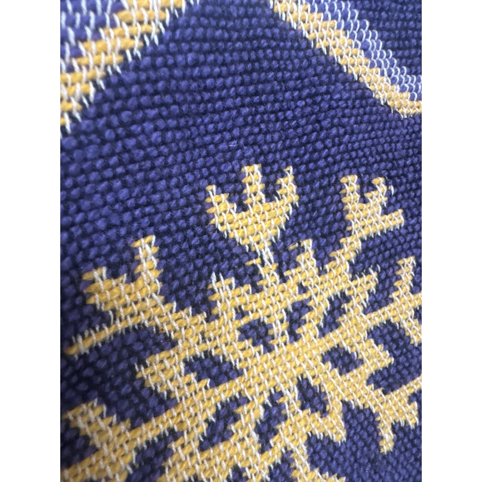 Flashback Vintage Woven Tapestry Jacket Womens Large Cotton Snowflake Celestial