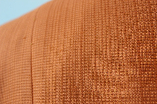 VTG 60s HARRODS – I. MAGNIN of California Orange Silk Fitted Coat Paris