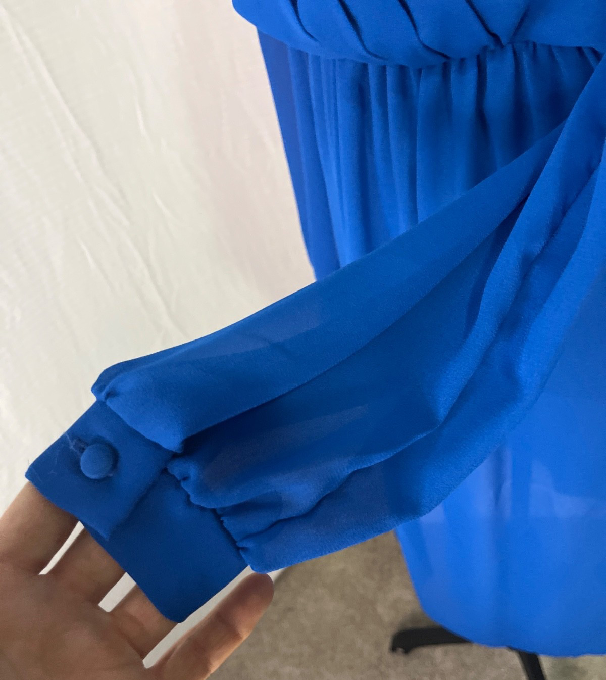 Vintage 70’s Dress 4 6 Blue Sequins by Trends by Jerrie Lurie