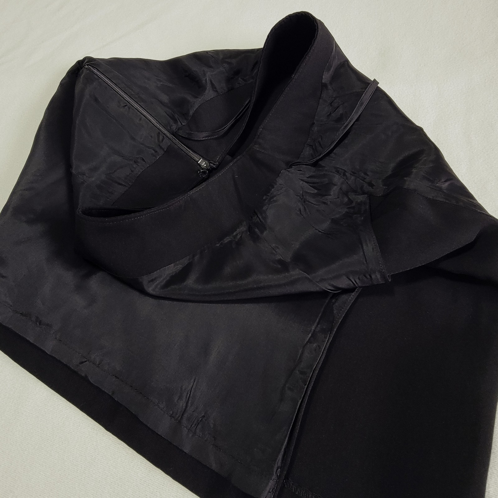 Vintage Geoffrey Beene Black Pencil Skirt Size 4 Minimalist 90s Career Office