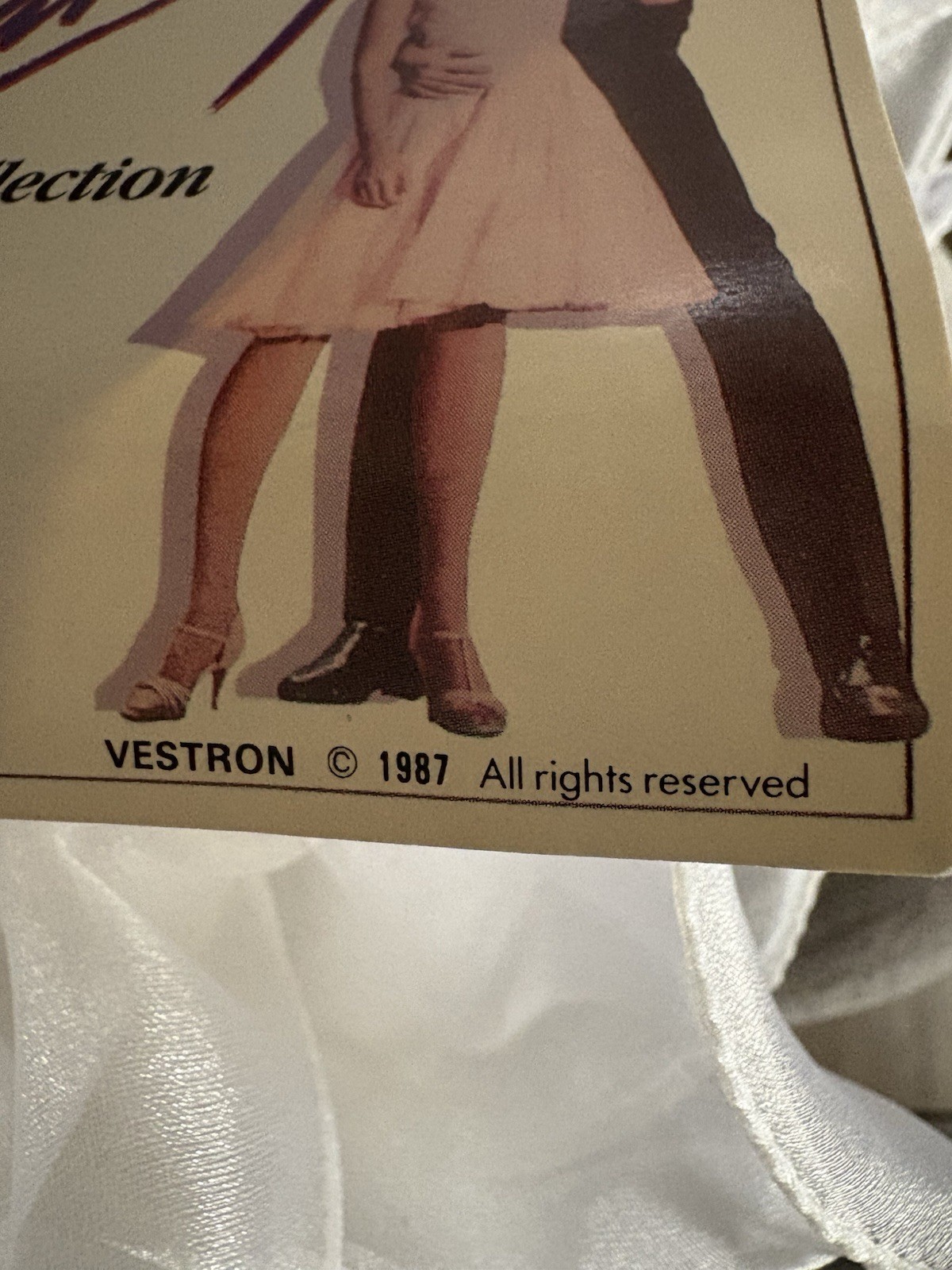 NOS DIRTY DANCING White Wedding Dress Fantasy Formals Sz 8 *read