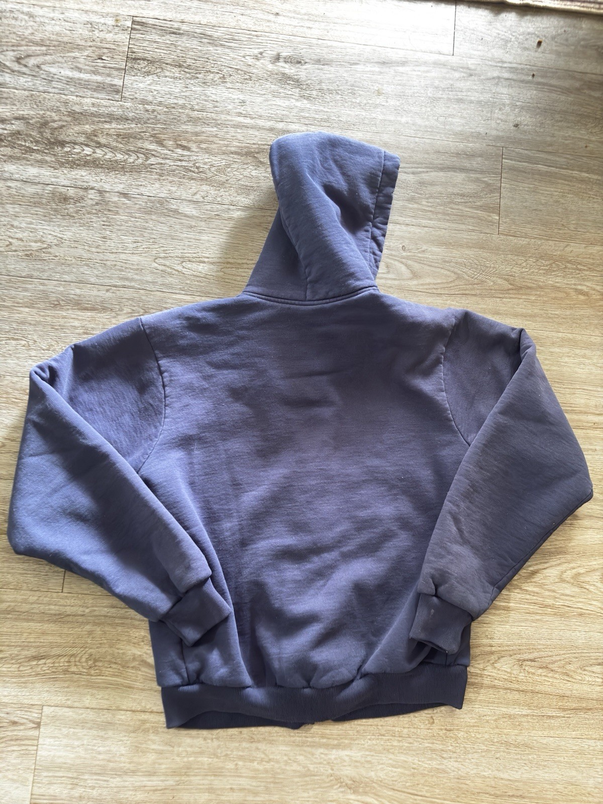 Carhartt Thermal Lined Zip-up Navy Faded Hoodie