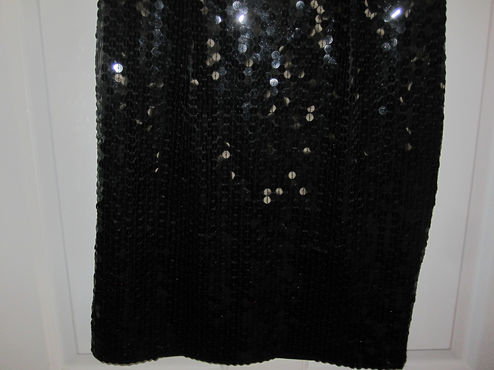 VINTAGE Niteline by Della Roufogali BLACK Sequin Cocktail Dress Size 4 1990’s