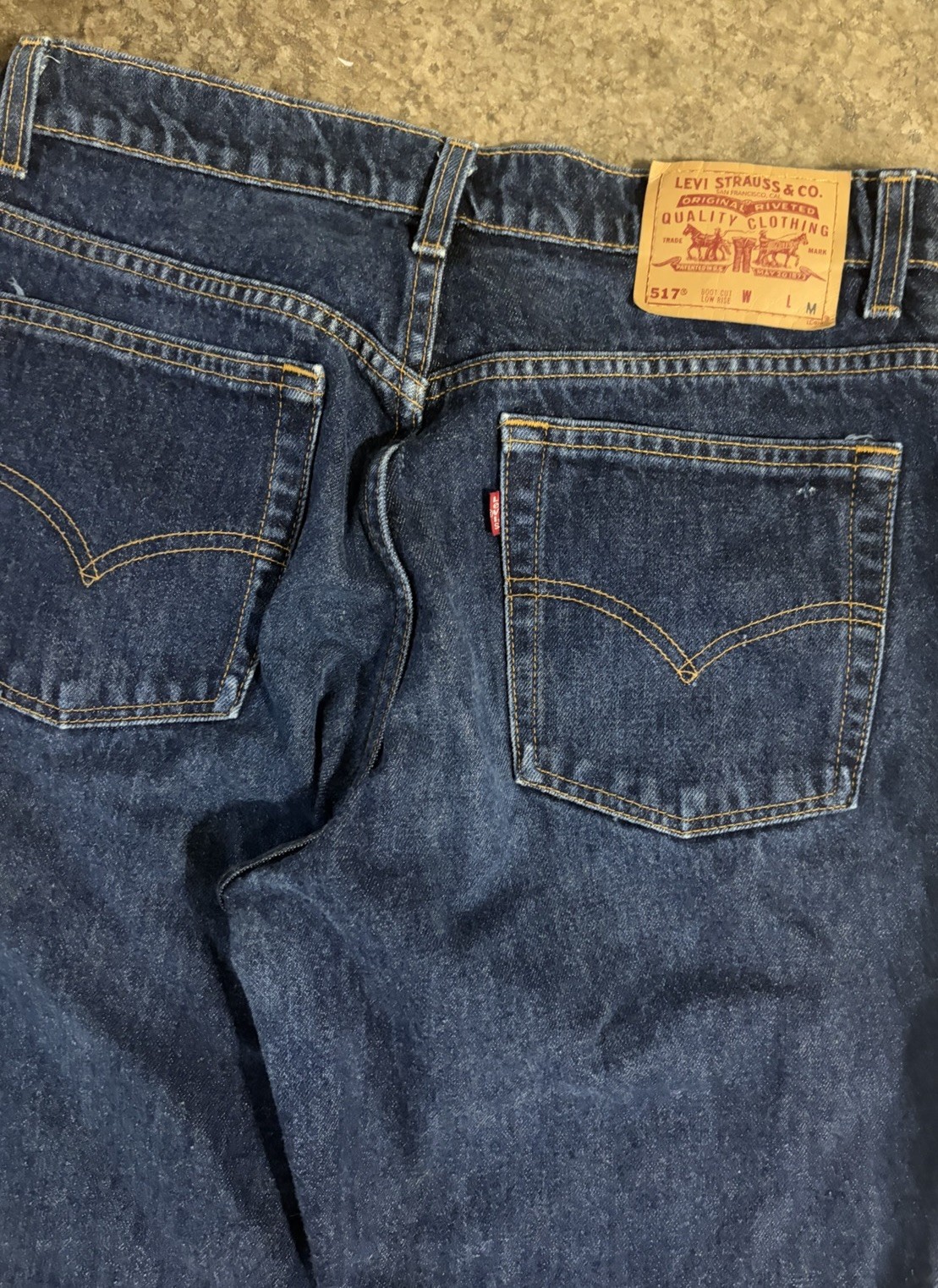 Vintage 90s Levi’s 517 Flare Bolt Cut Carolyn Bessette Style Size 32/31