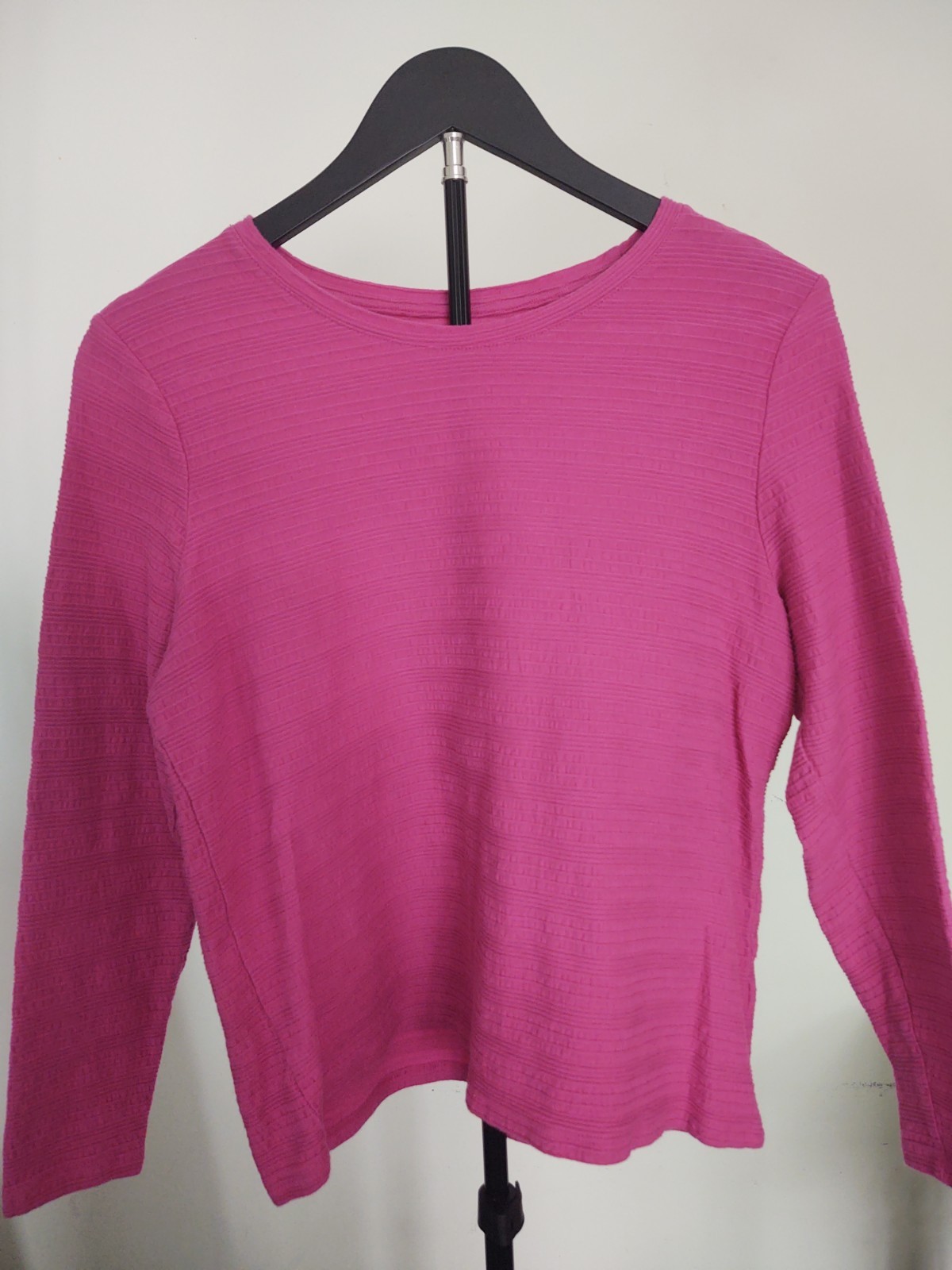 Laura Scott Vintage 1978 for Sears Fuscia Long Sleeve Pullover Petite L
