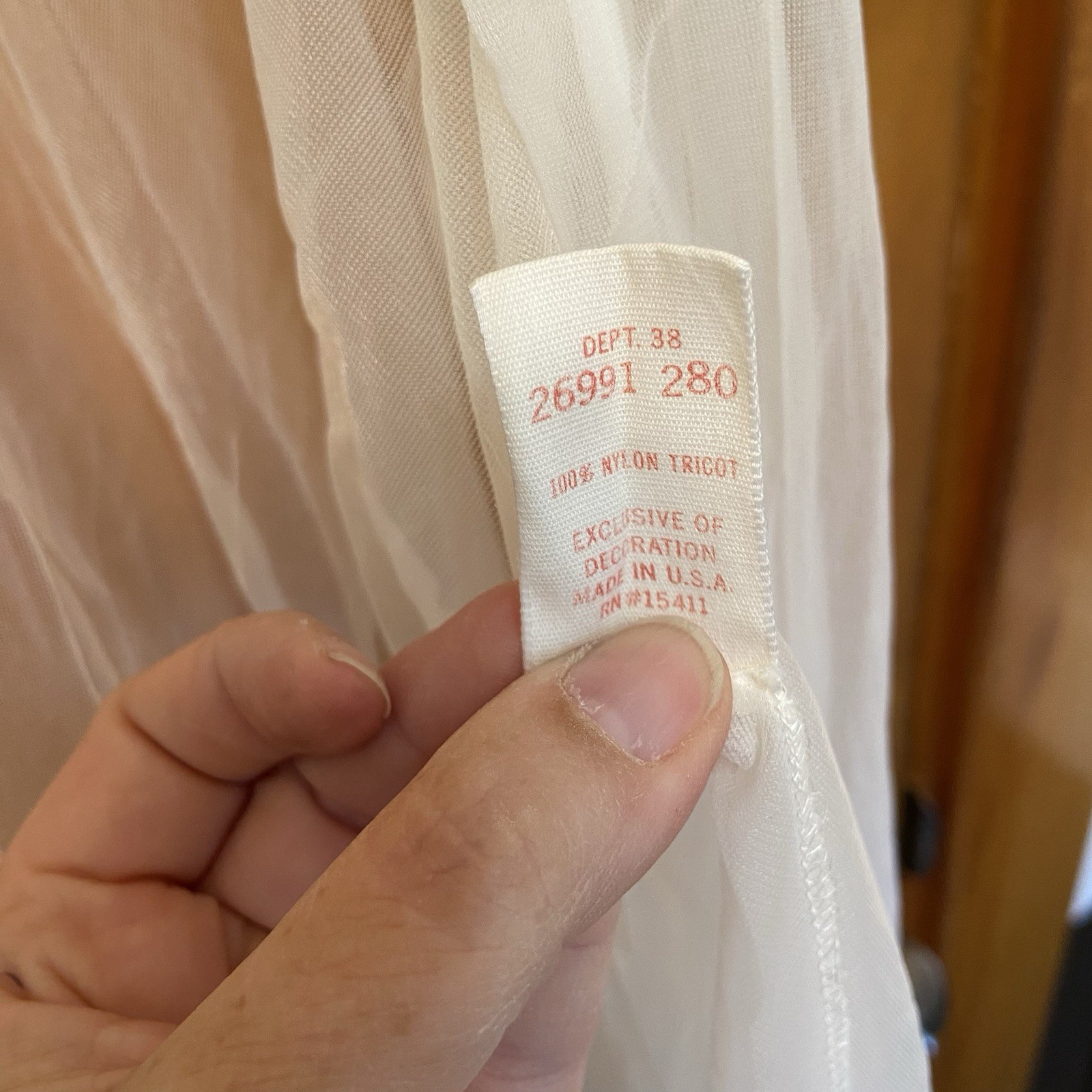 Vintage Sears Nightgown & Sheer Robe Long Size Small 28/30 Bridal Slip Dress