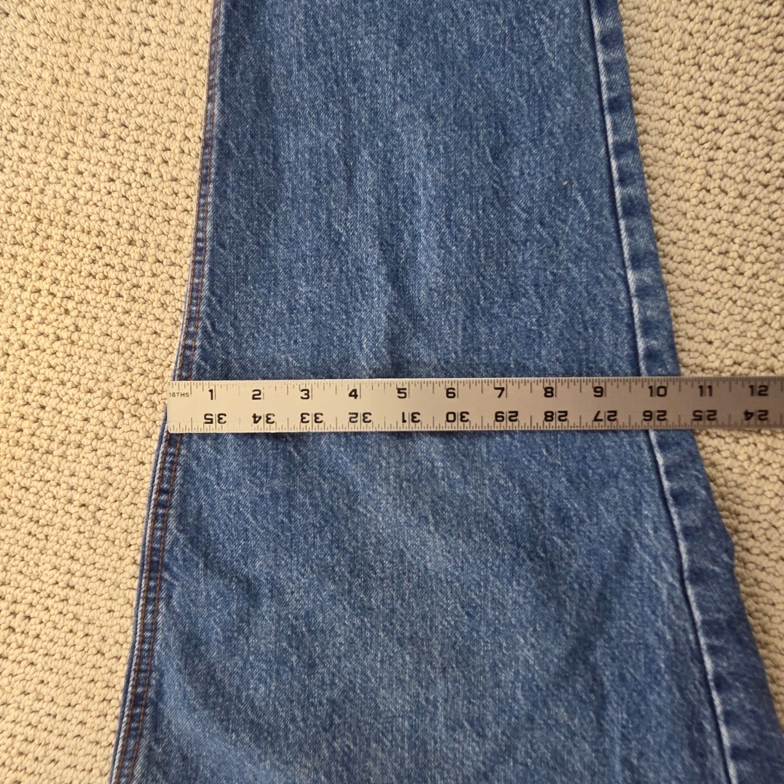 Vintage PS Gitano Jeans High Waist Tapered Leg Denim Blue Womens 34×27