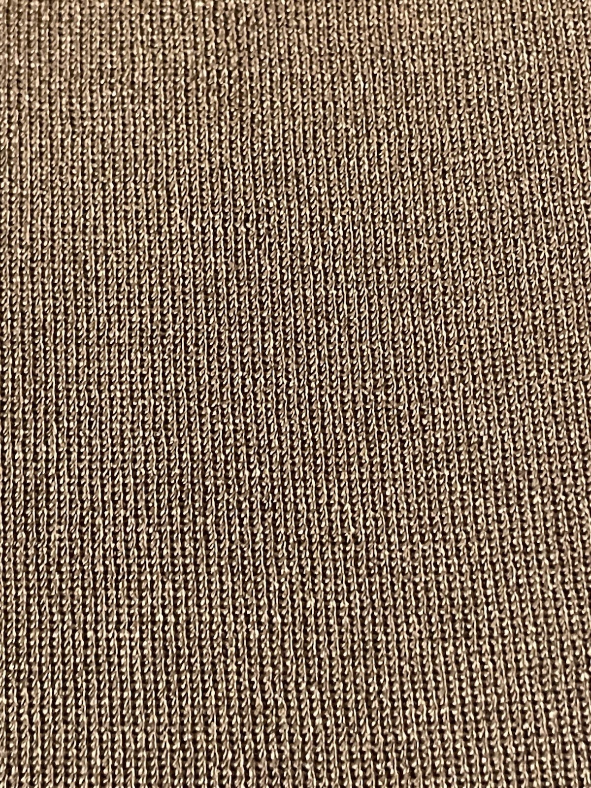 Vtg 70s Marlis Woman Knit Straight Pants 2X Brown Rayon Blend Pull On Athleisure