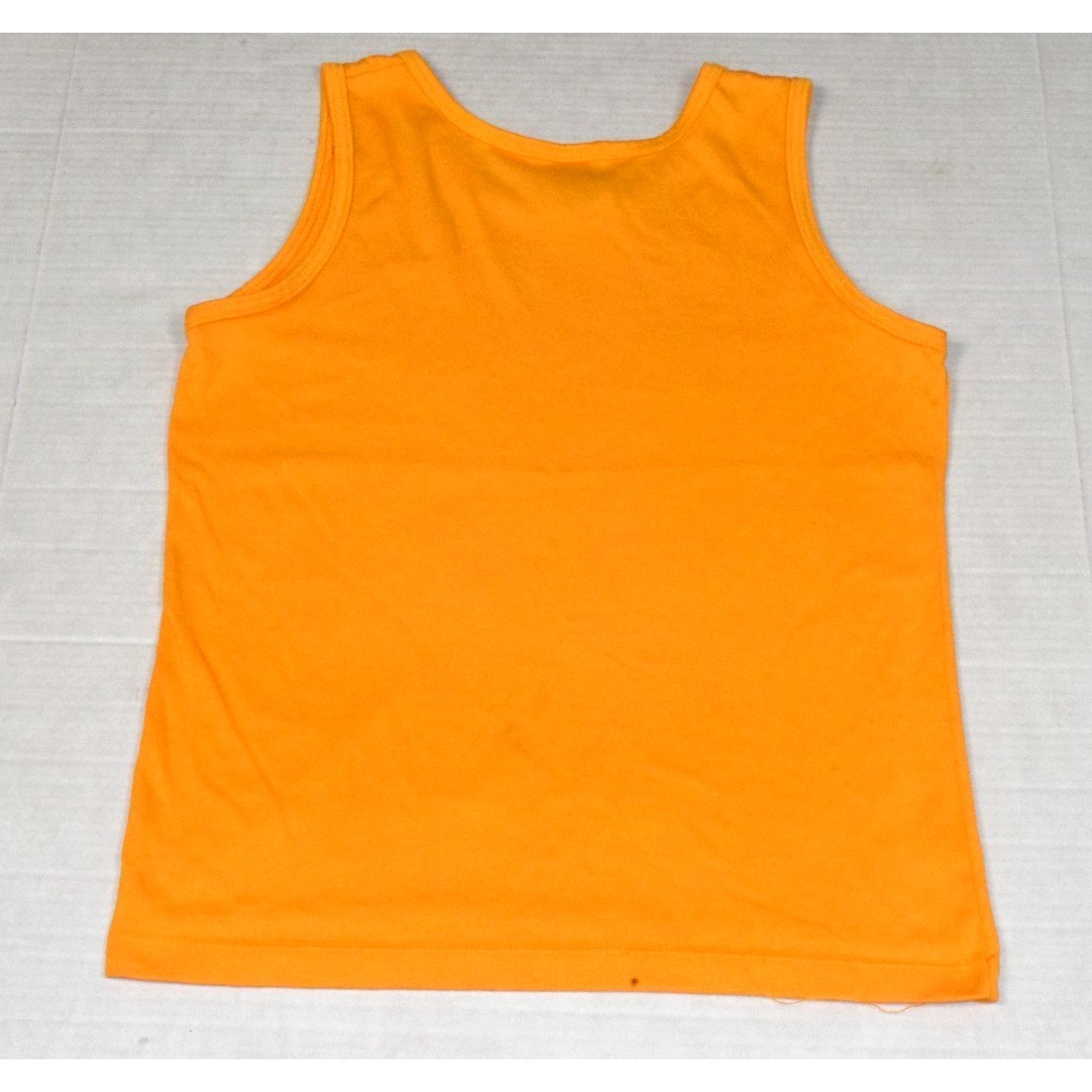 Vintage Tank Top Simply Basic Size S 90s Marigold Yellow Classic Cotton Made USA