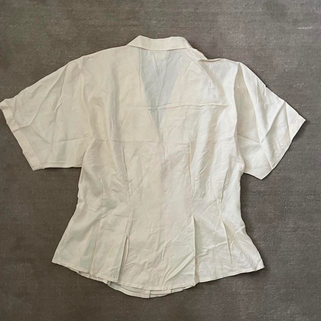 100% Silk Washable Awesome Vintage Cut Cream Color