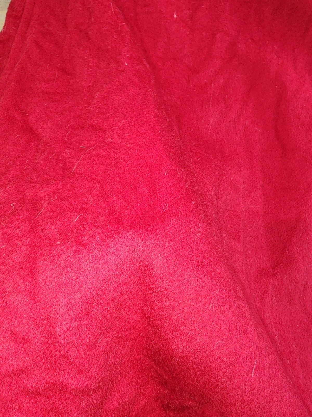 Gemini 100% Wool Shawl Cape Cocoon Wrap Coat Red Vintage 1960s 70s
