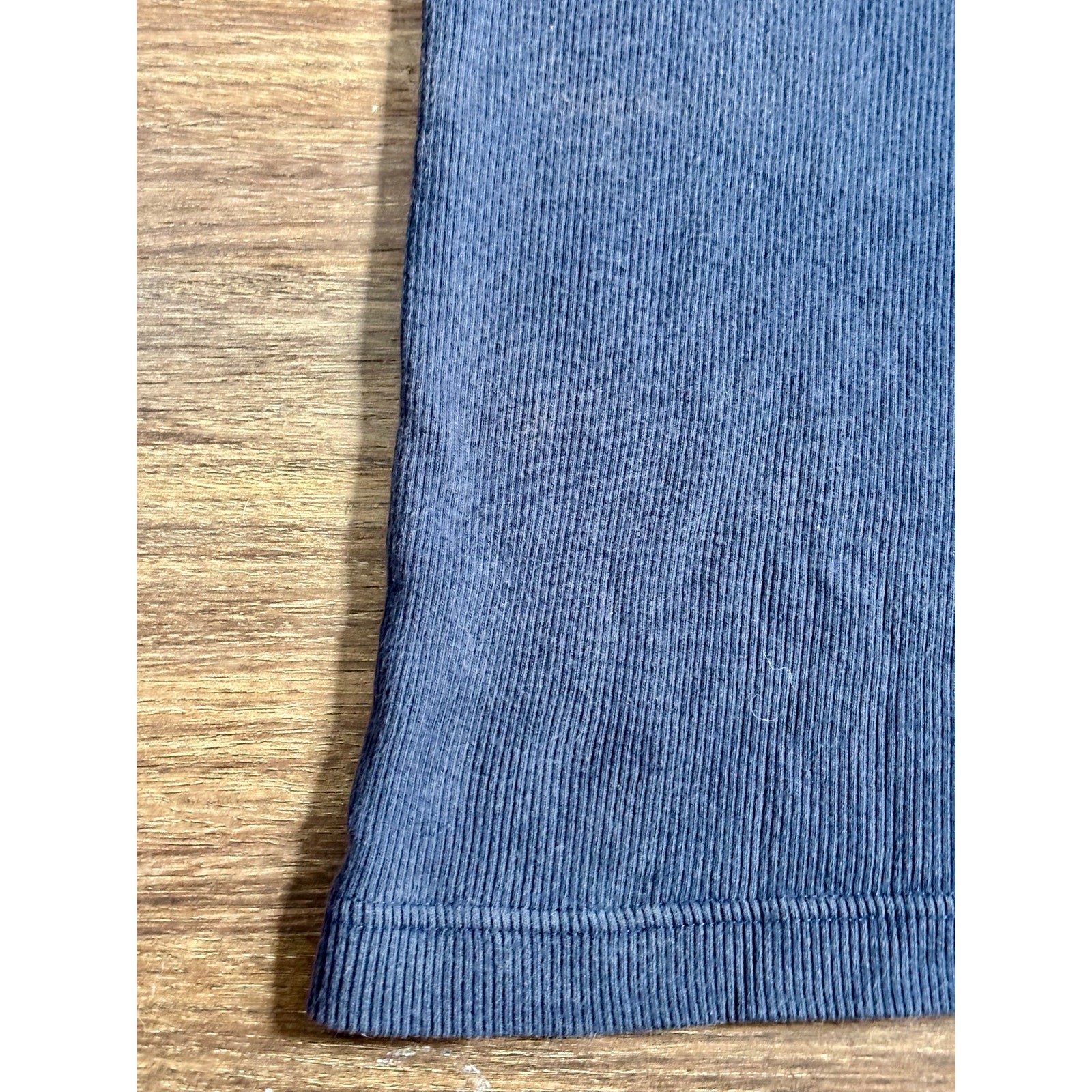 Vintage 1990s Together! Navy Blue Tank Top Floral Embroidery Cotton Medium