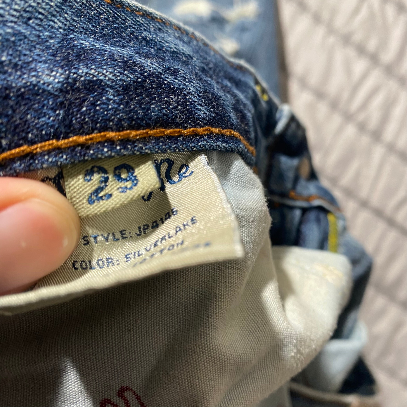 Miss Me Vintage Y2K Silverlake Blue Patch Denim Janice Cropped Jeans 29 * JP4146