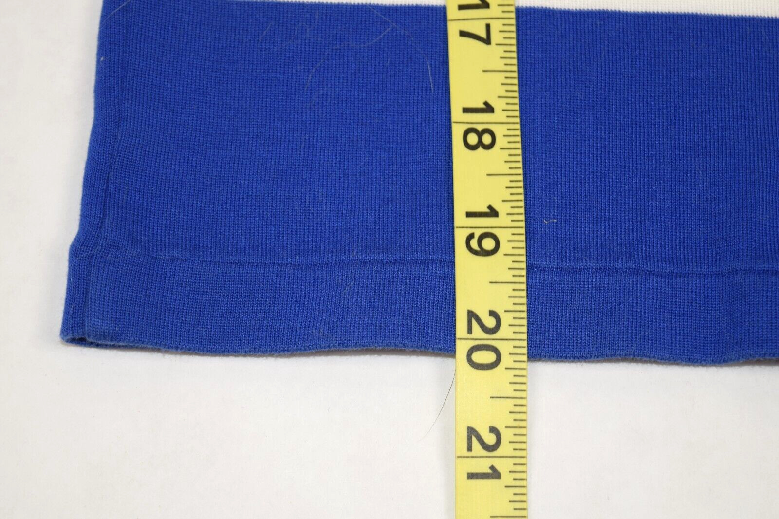 Vintage Ralph Lauren Top Size M 80s Blue White Stripe International Yacht Club