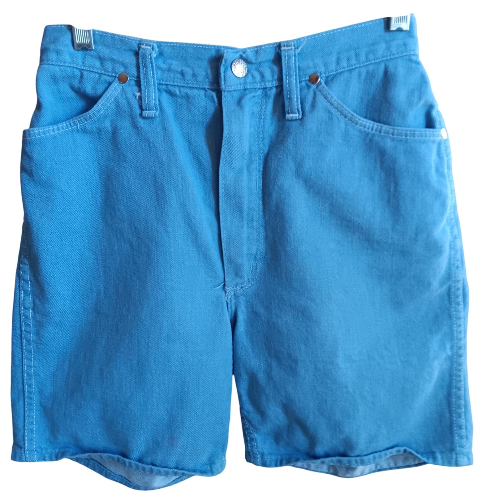 1960’s High-Waisted Denim Country Vintage Women’s Shorts 25″ Gal Farm Chore USA