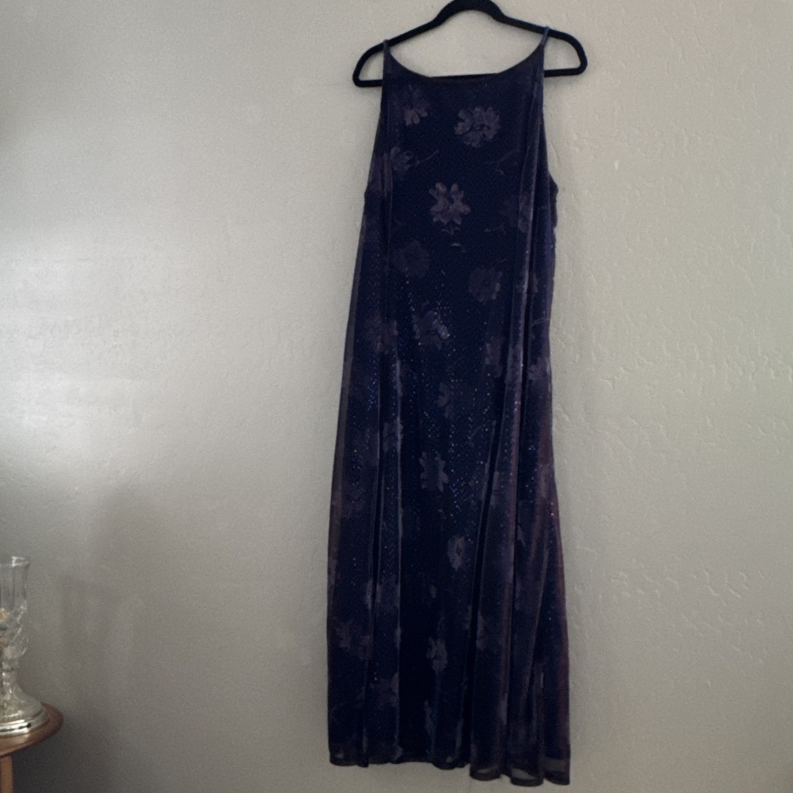Vintage 90s Purple Dress, Size 8/10