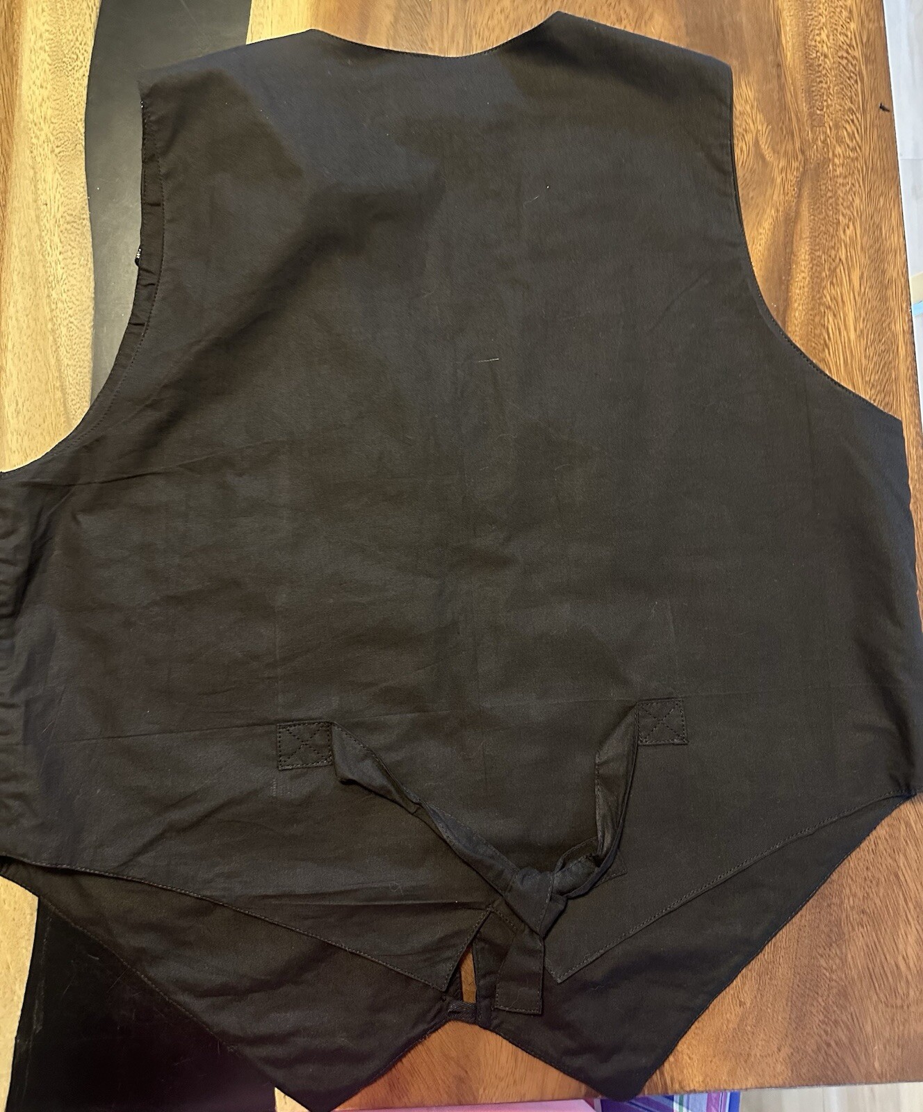 Vintage New Identity Black, Gold, And Silver Vest