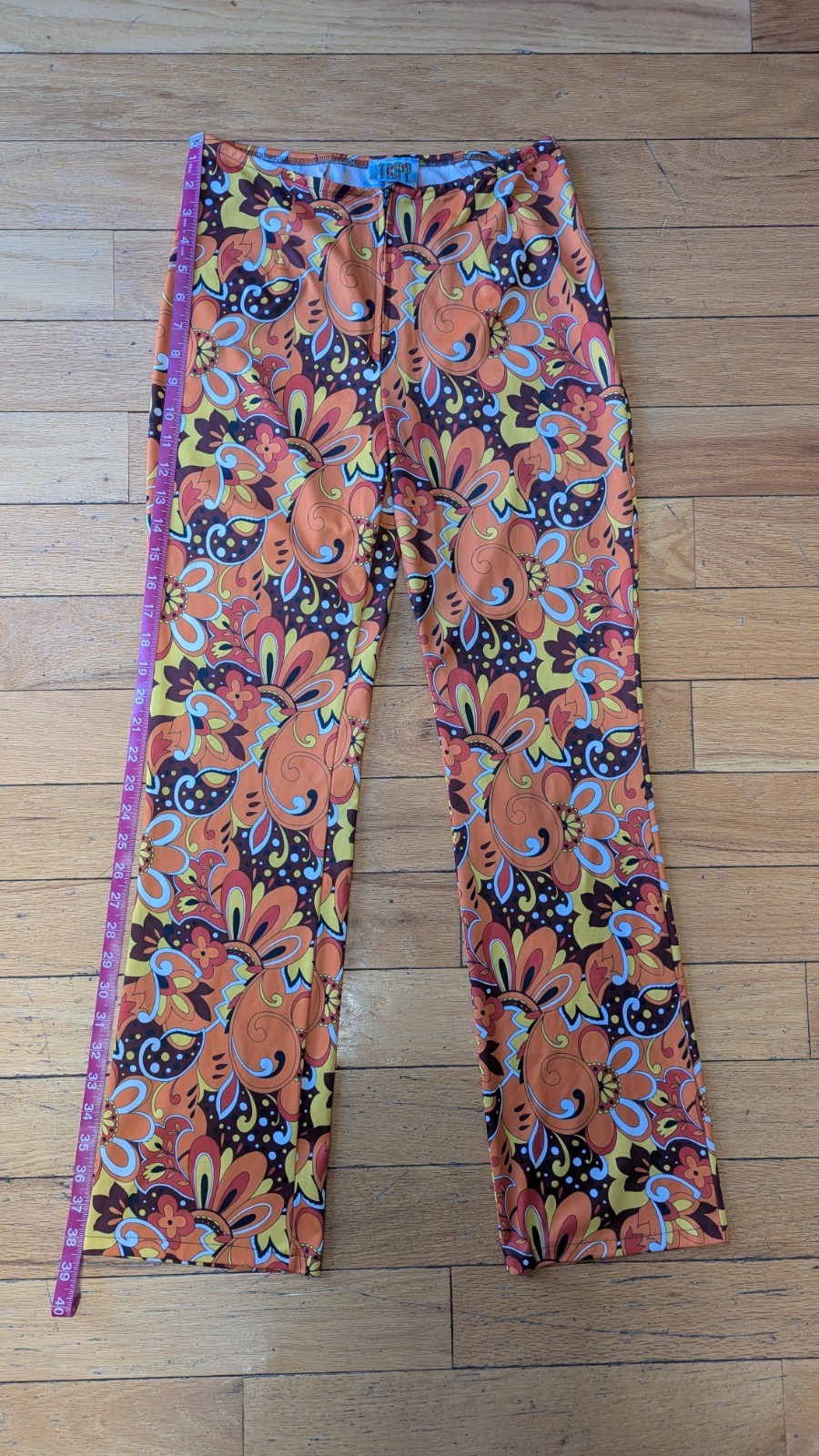 Vintage 90’s Tripp NYC Rare Psychedelic Paisley Wide Leg Pants