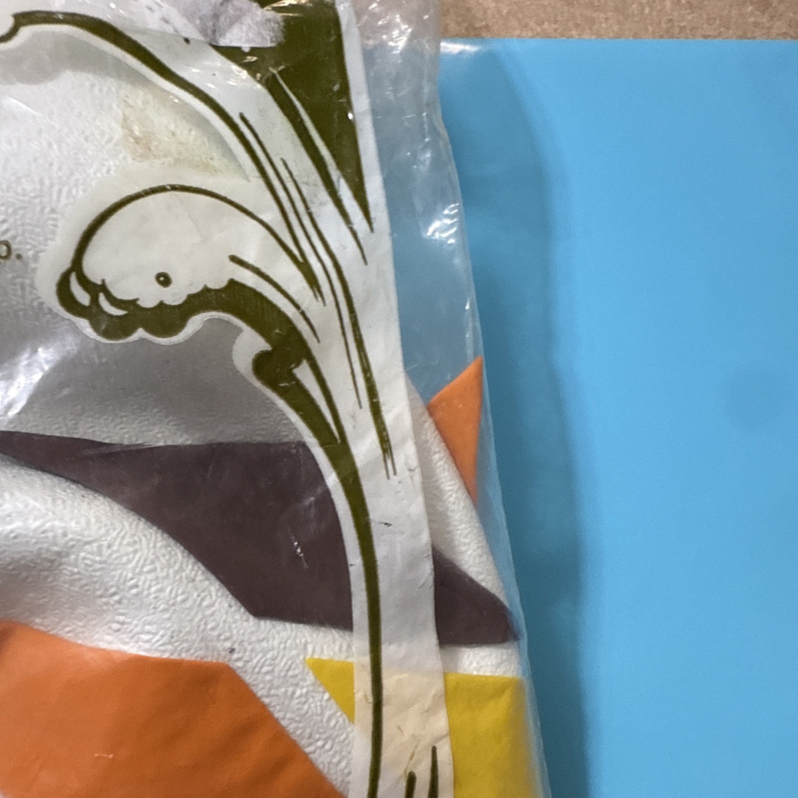 Vintage 70s White Diamond Geometric Rubber Swim Cap Swimcap by Rubber Queen NOS