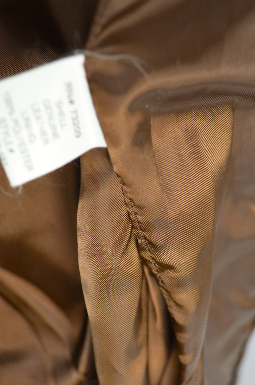 Marvin Richards Chocolate Brown Leather Reptile textured long coat trench VTG S