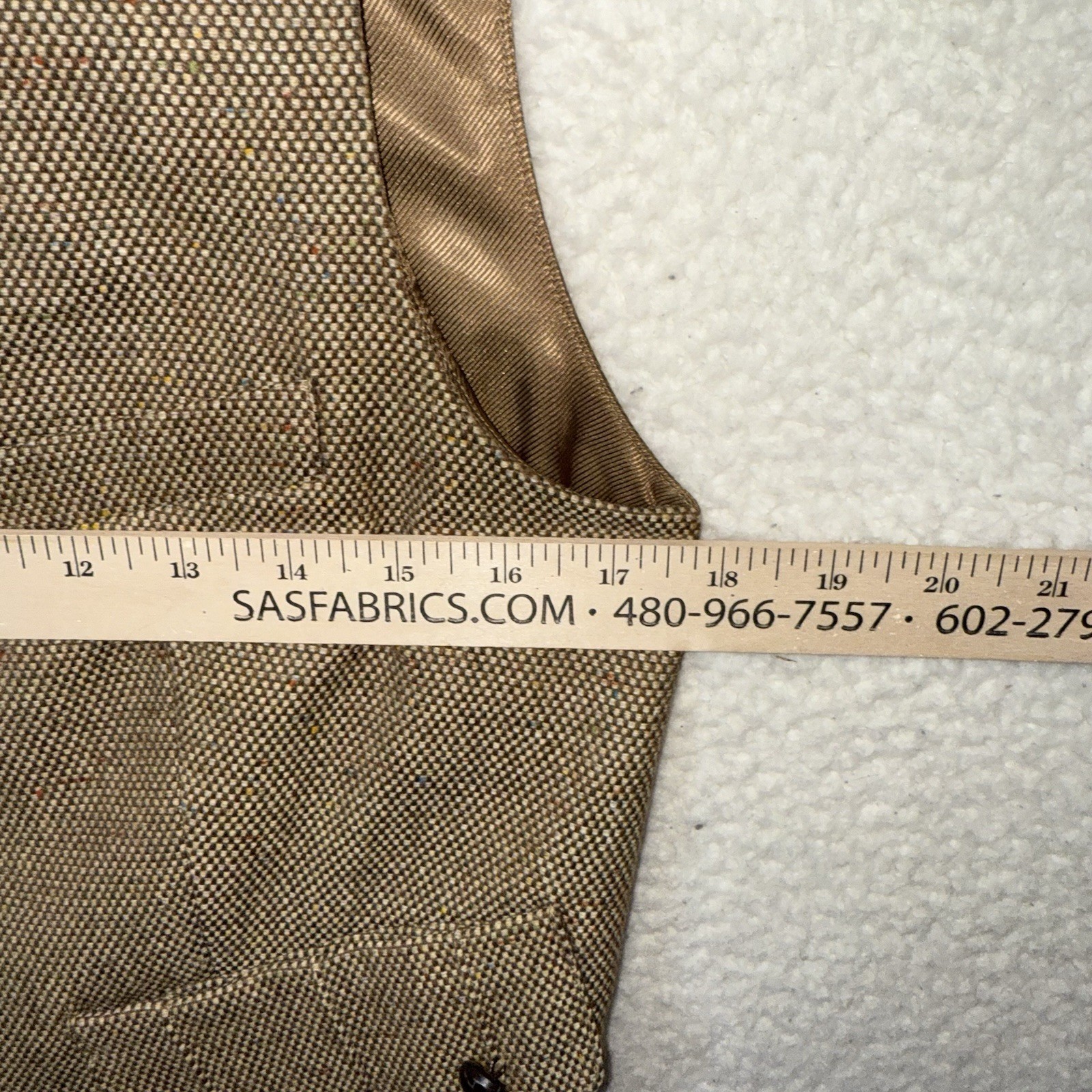 Vintage MONDI Womens EU 40 / US Medium Brown Wool Blend Vest West Germany