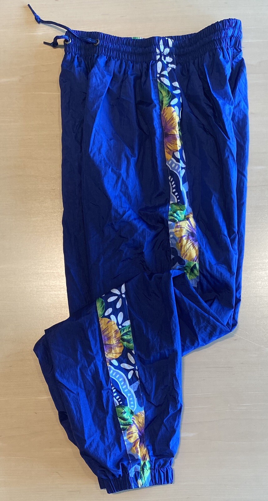 Vintage Andy Johns Women’s Sz Sm 2-Piece Track Suit Pants Jacket Floral Bright