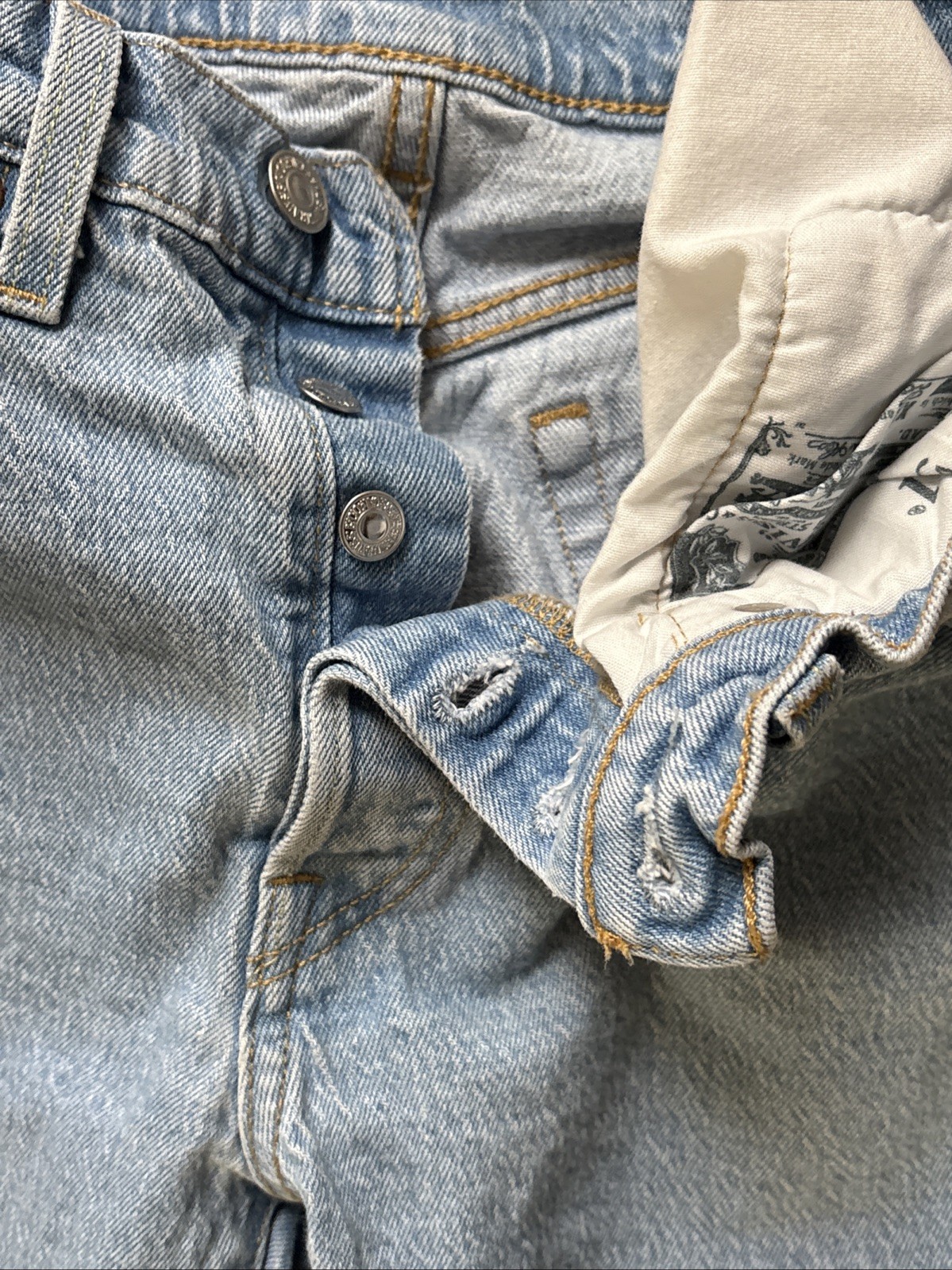 Levi 501 Jeans 26×26 Water Less