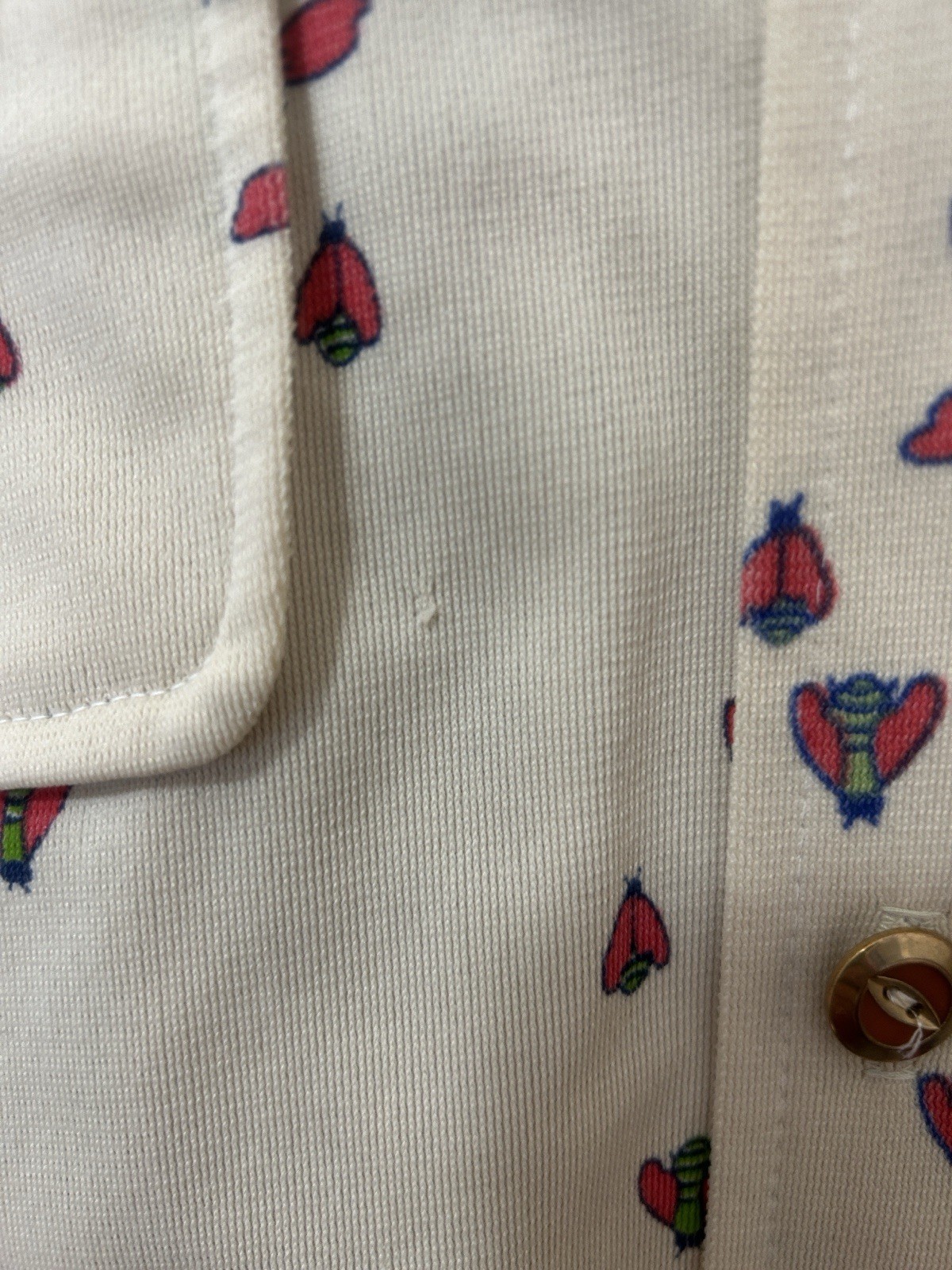 Vintage Montgomery Ward Bees Button Down Shirt