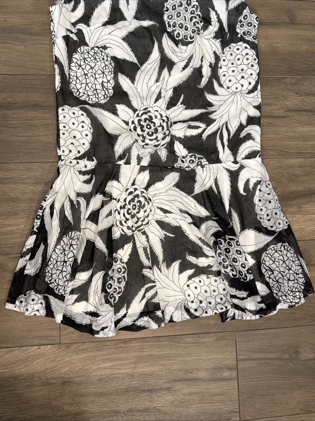 Vintage 1960s Women’s Drop Waist Dress Funky Maximalist Handmade S/M