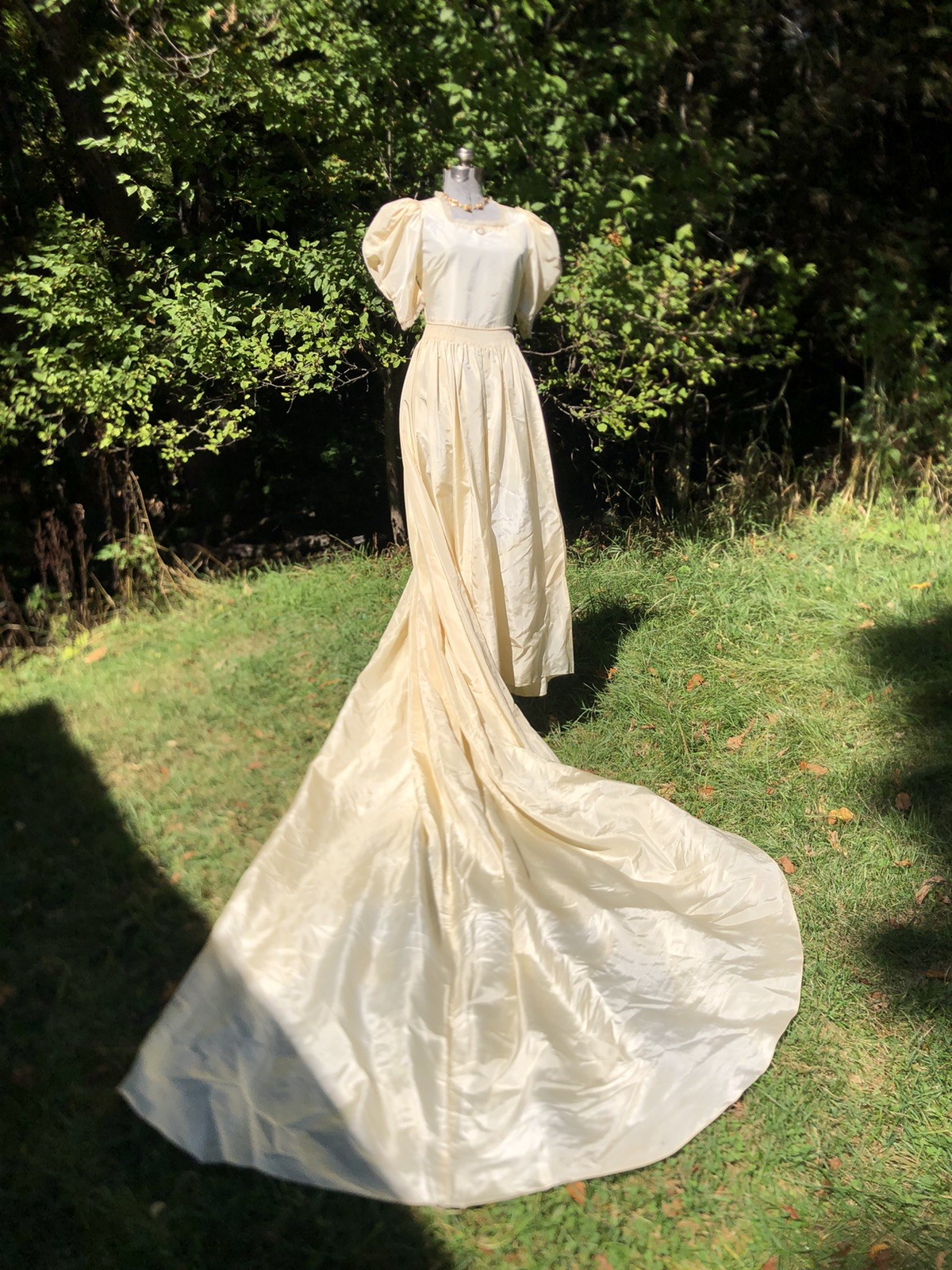 Vintage 1930’s Very Sweet Simple Wedding Gown Dress 34-26-60