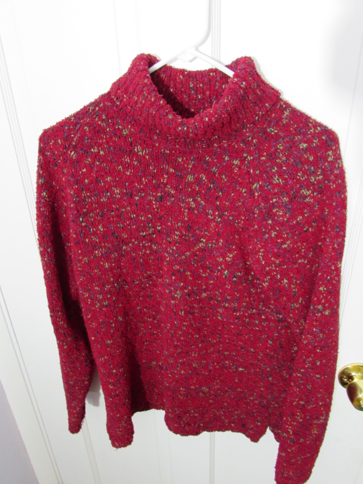 ALPS Sweater Vintage 1960s Squire Shop Chunky Turtleneck Pullover M