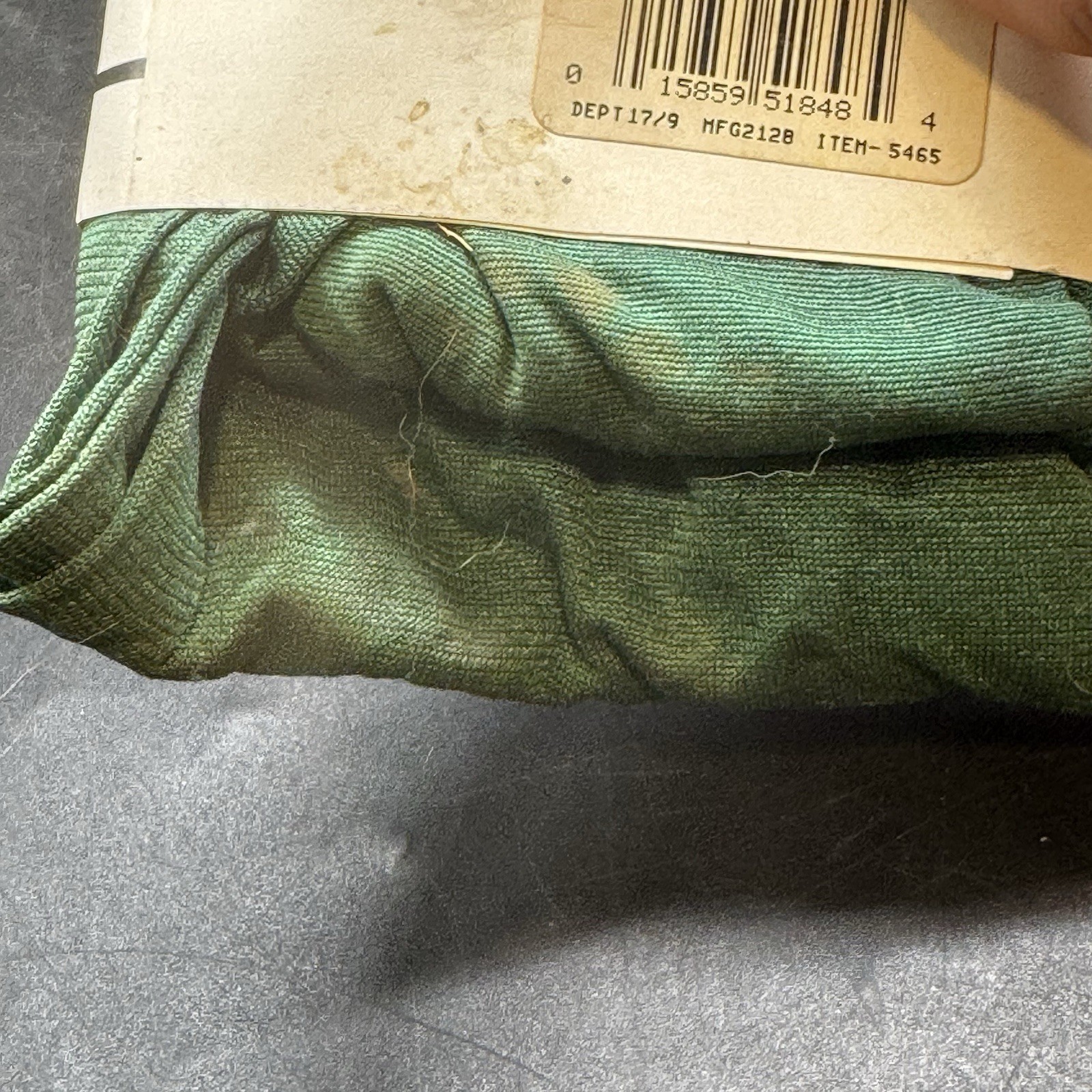 Jaclyn Smith Tights Control Top With Lycra Green Size Med/Tall NEW NOS Vintage