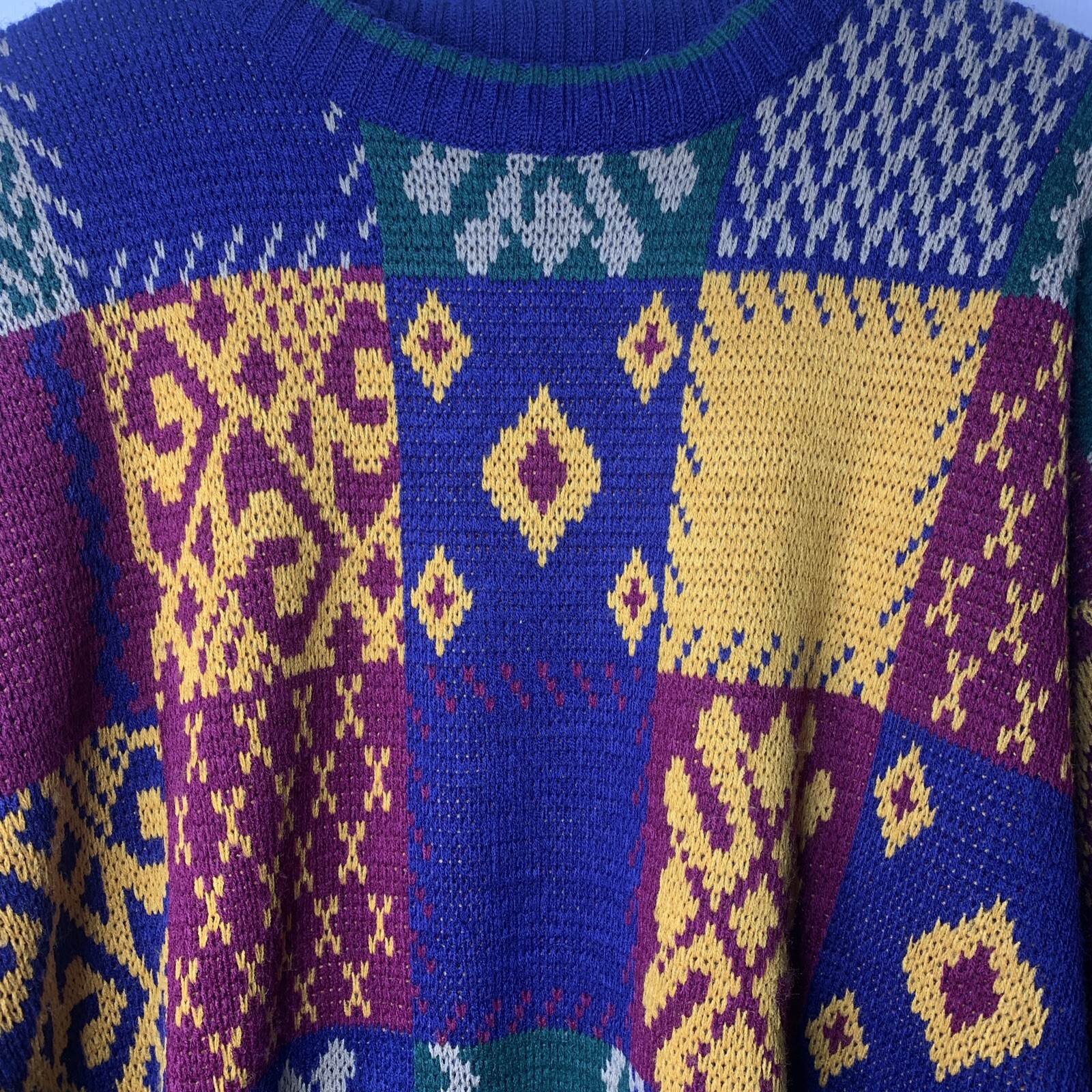 Margules L Vintage Sweater Made In Korea 100% Acrylic