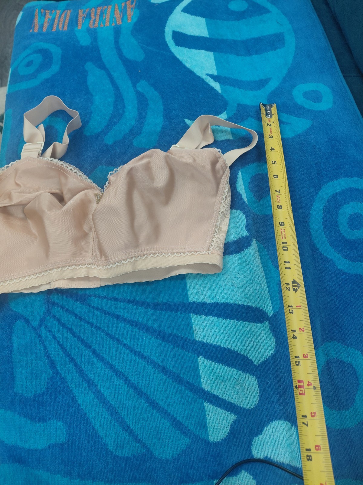 Vintage Lady Cameo Lingerie Bra Size 32H