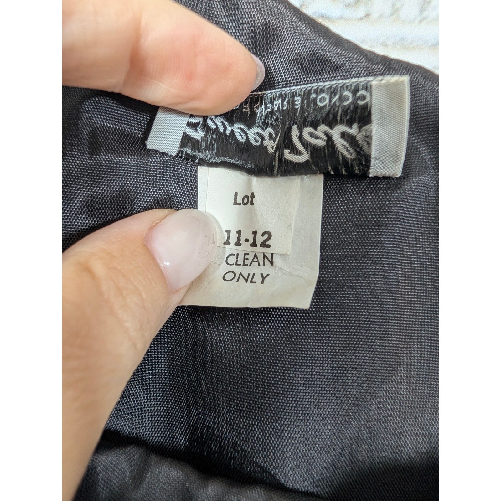 Sweet Talk One Shoulder Dress Womens 12 Black Vintage 70s 80s Ruffle Formal NWT