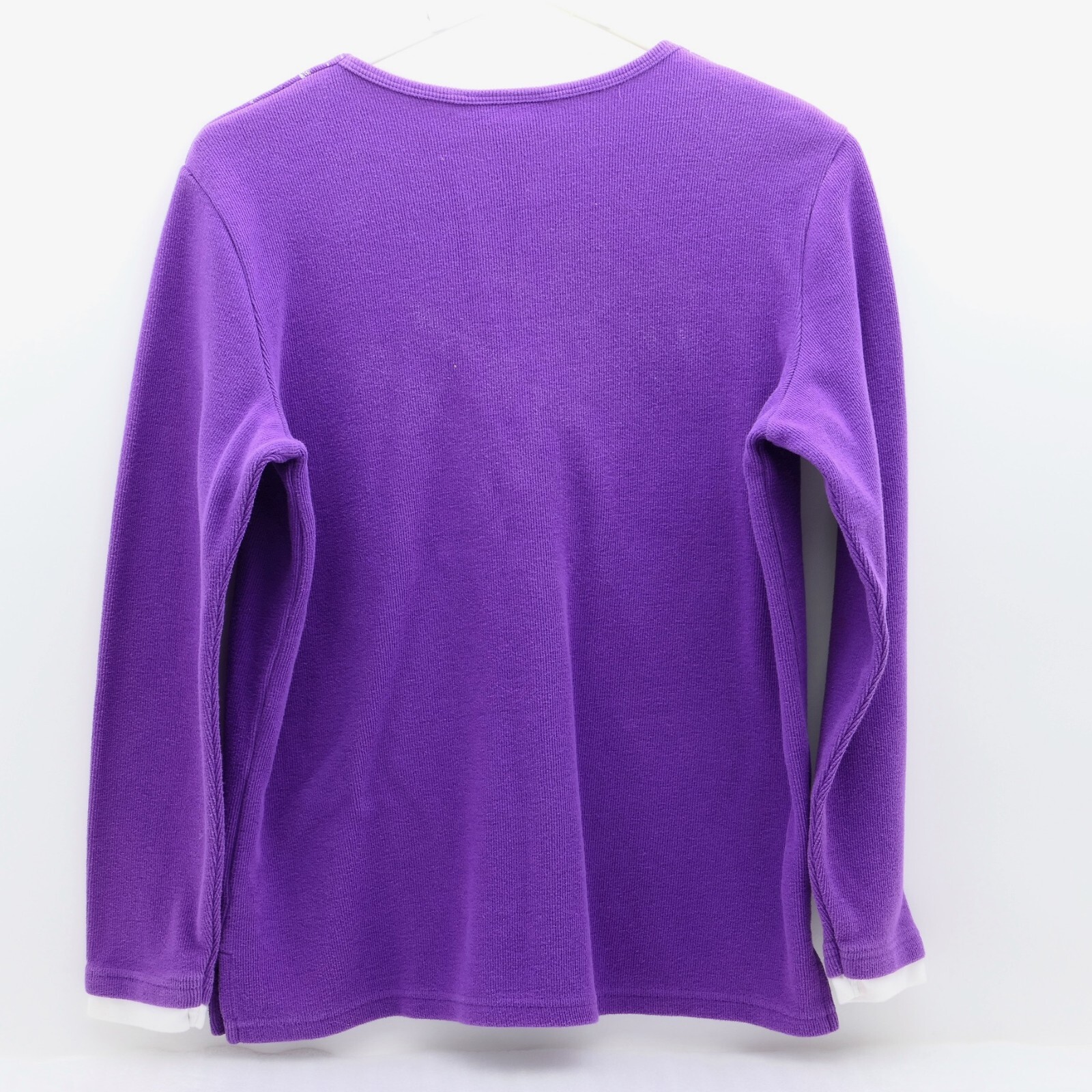 Studio Works Women’s Purple w/ White Trim Sweatshirt – PS