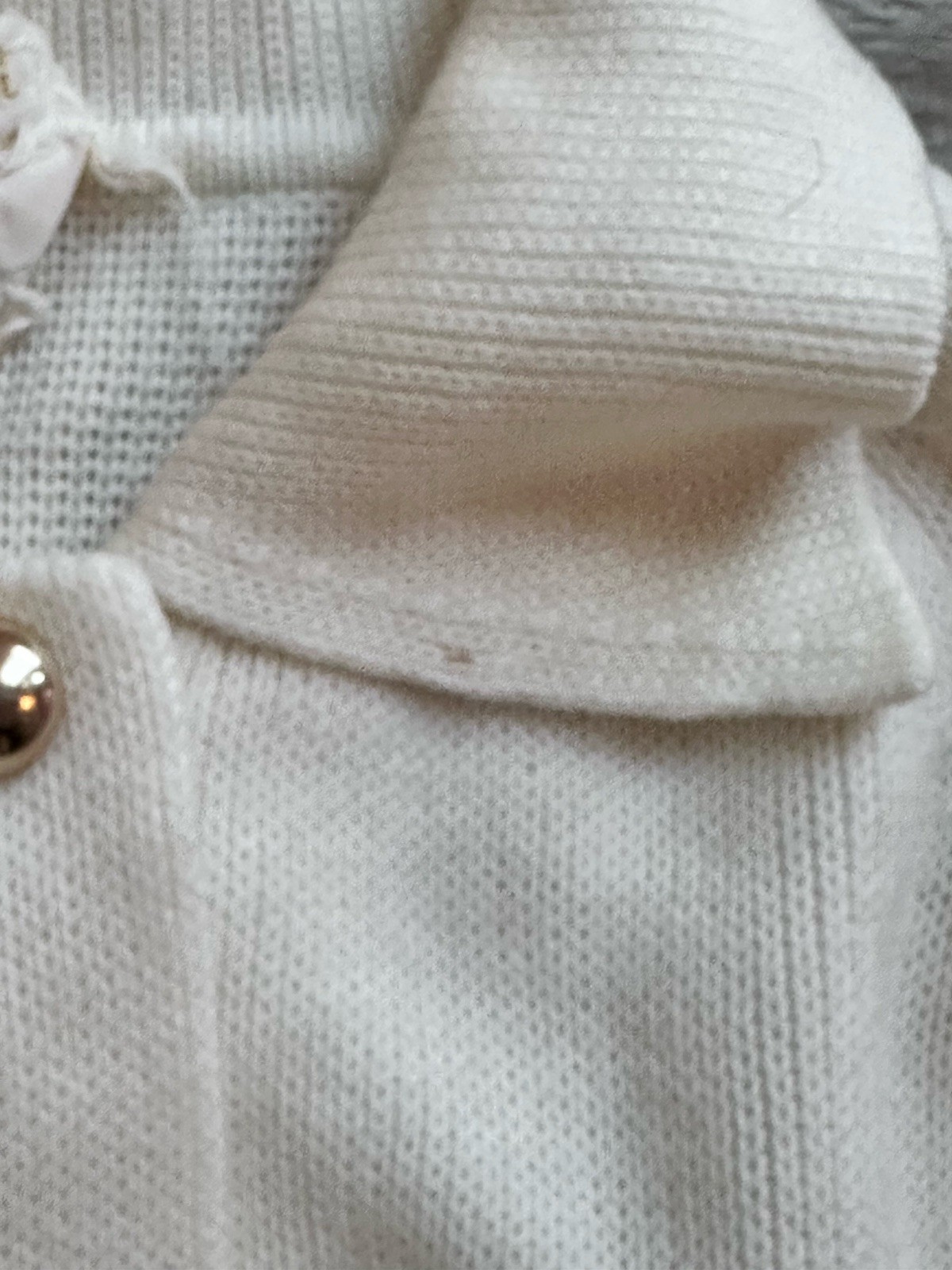 Vintage 70’s Andreno Argenti Embroidered Knit Sweater Cardigan Tennis Pickleball
