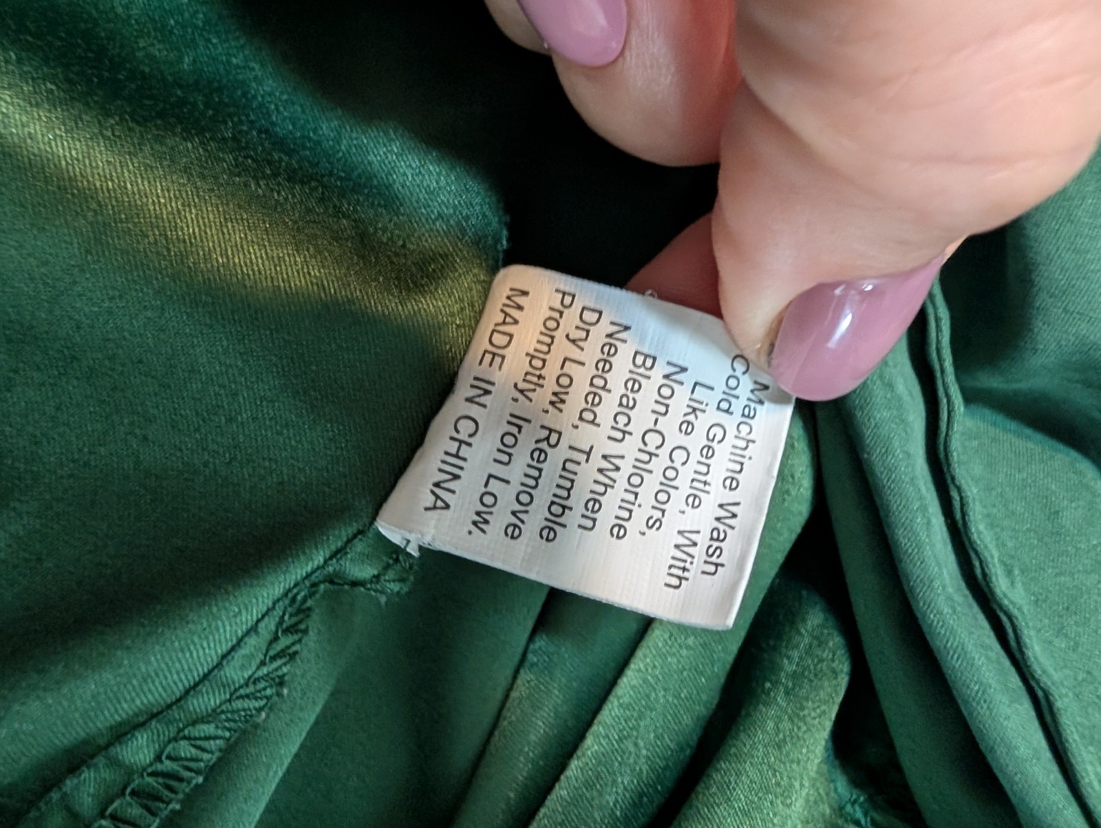 Large Green Coat Women’s With Buttons