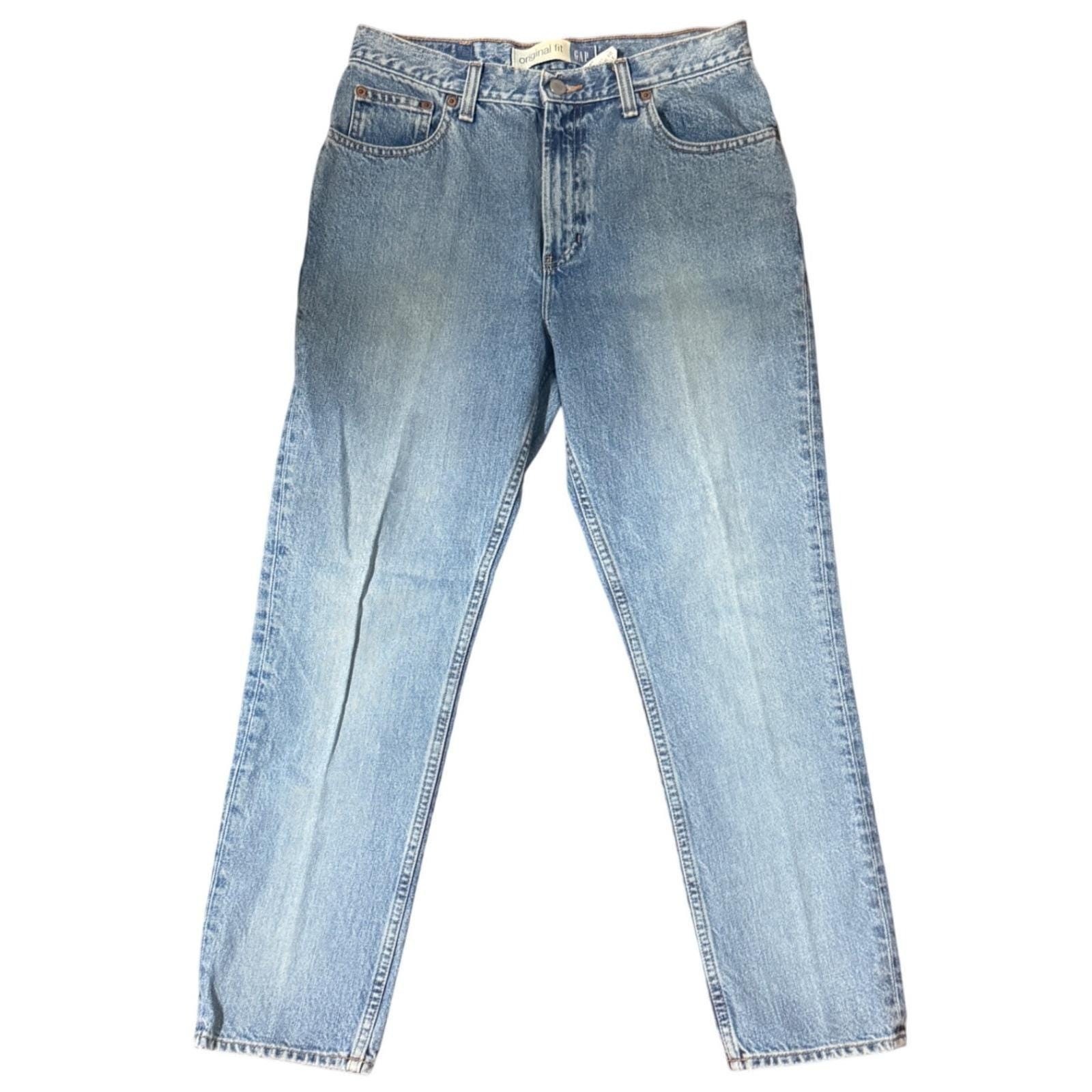 Vintage Gap 1969 Original Fit Jeans Ankle Light Wash 100% Cotton Y2K