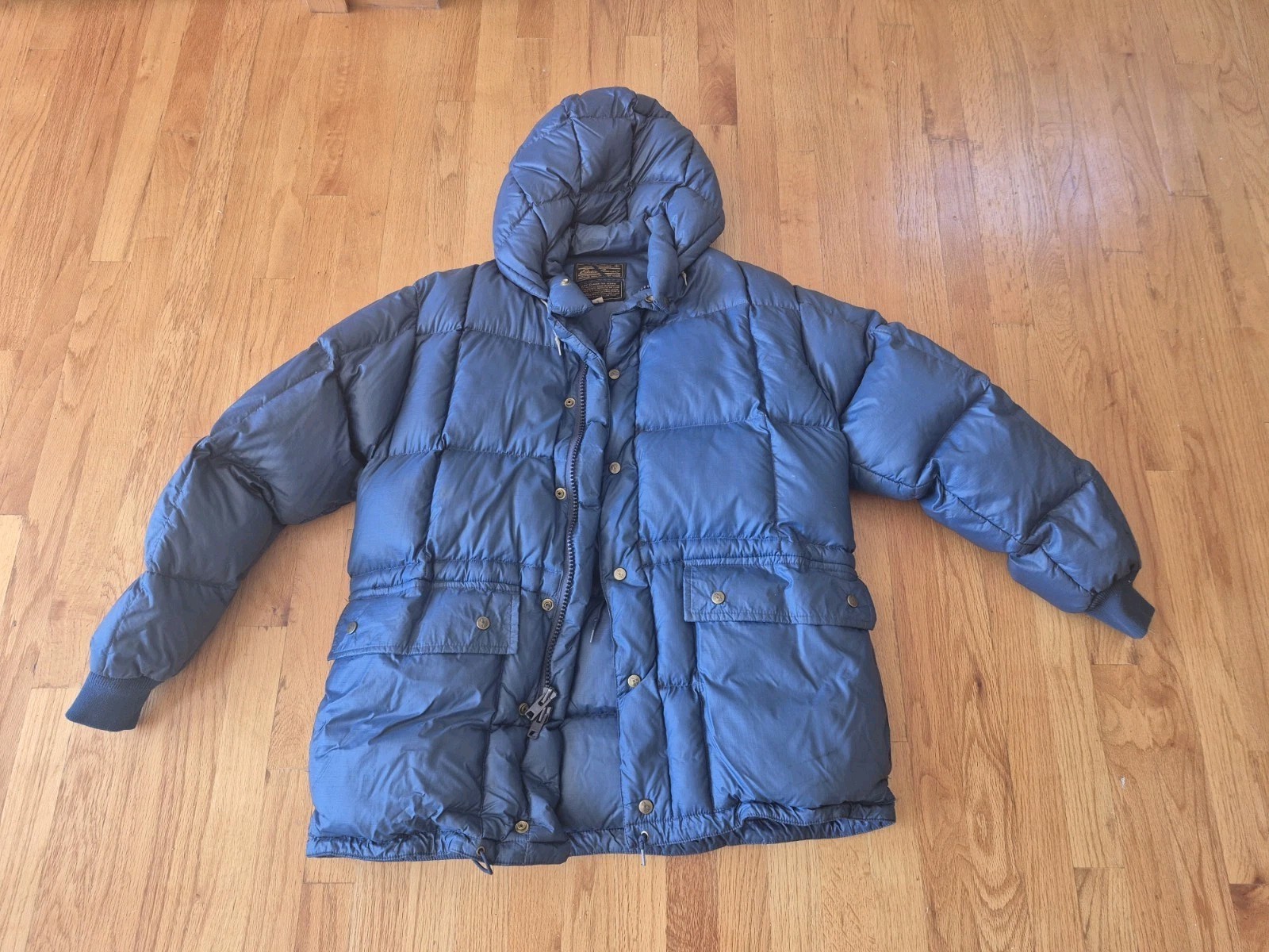 Vintage Late 70s Eddie Bauer Expedition Grade Goose Down Parka Jacket Large