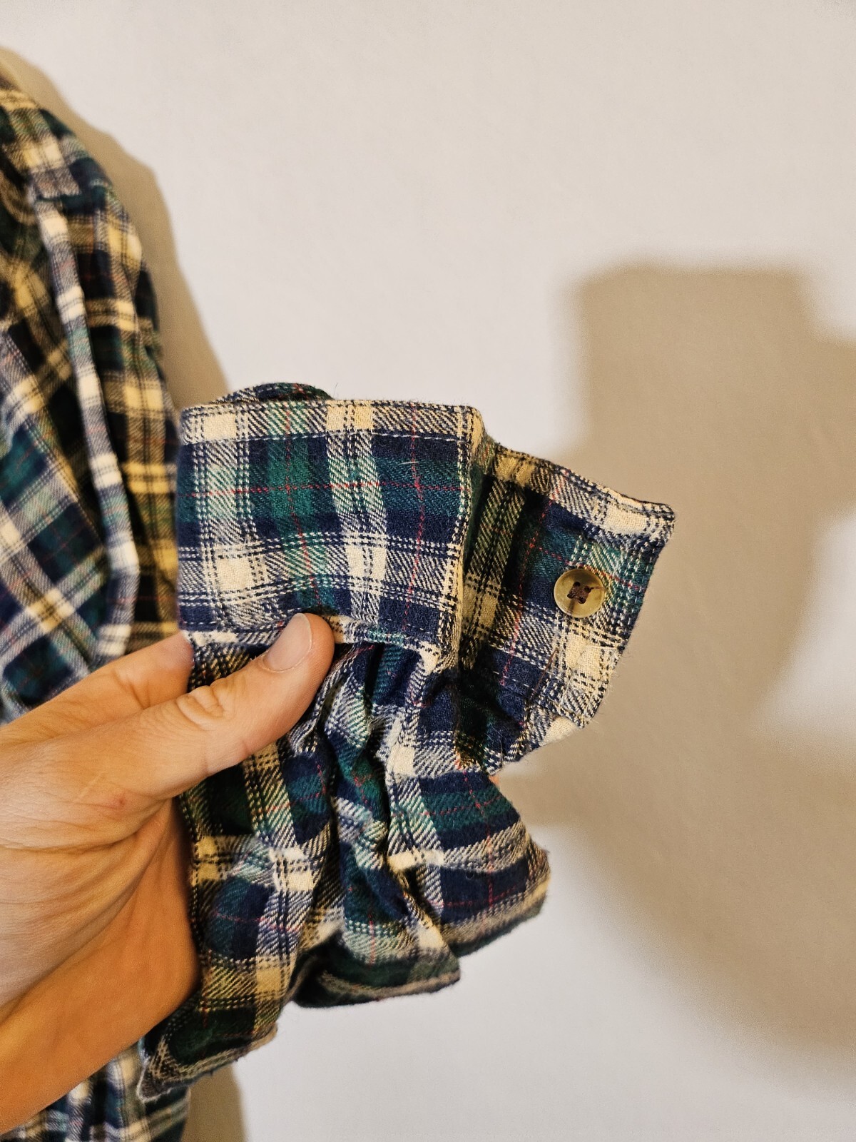 Vintage Bugle Boy ladies flannel shirt size large