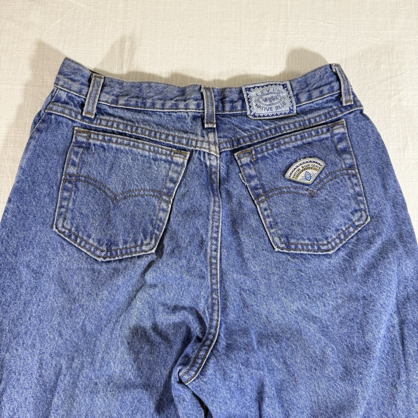 Vintage 90s Womens Levis Native Blue Jeans Size 13 28×30 Relaxed USA