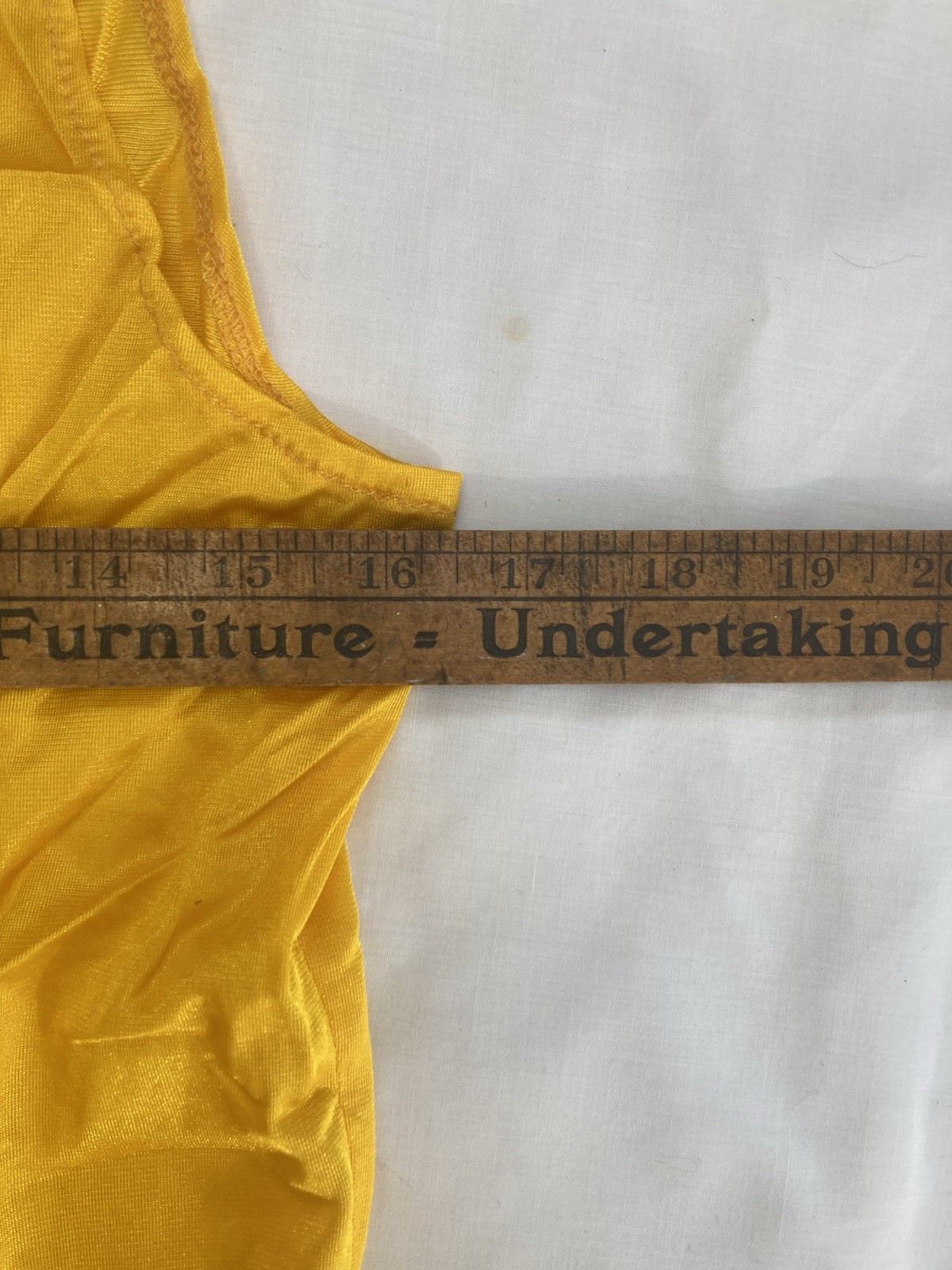 VTG 1970s 80s Nike Sports Wear Tank Top Shorts Set Womens Large Yellow USA Made
