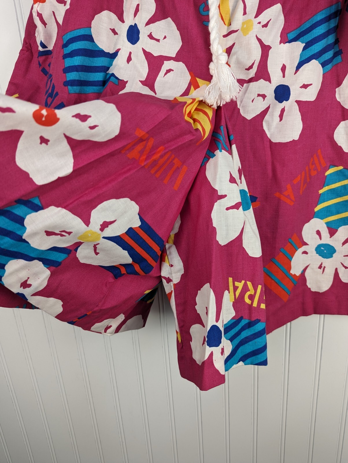 Vintage Koret Women’s Skirt Skort Retro Cruise Floral Travel Destination Large